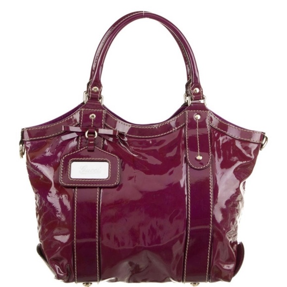 Gucci Patent leather Sukey tote bag - Picture 5 of 6